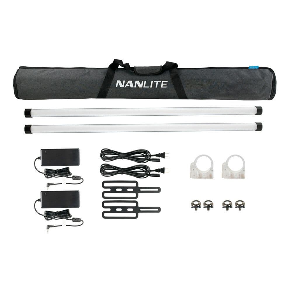 Комплект Nanlite PavoTube II 30X RGBWW KIT2  две светодиодные осветительные трубки с аксессуарами