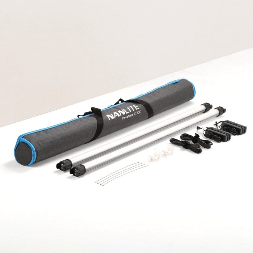 Комплект Nanlite PavoTube II 30C RGBWW KIT2 две светодиодные осветительные трубки с аксессуарами