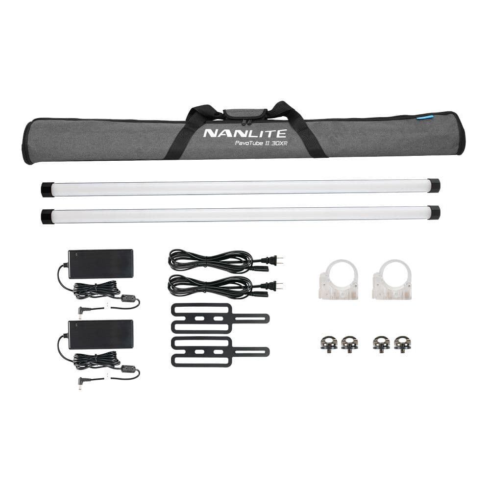 Комплект Nanlite PavoTube II 30XR RGBWW KIT2 две светодиодные осветительные трубки с аксессуарами