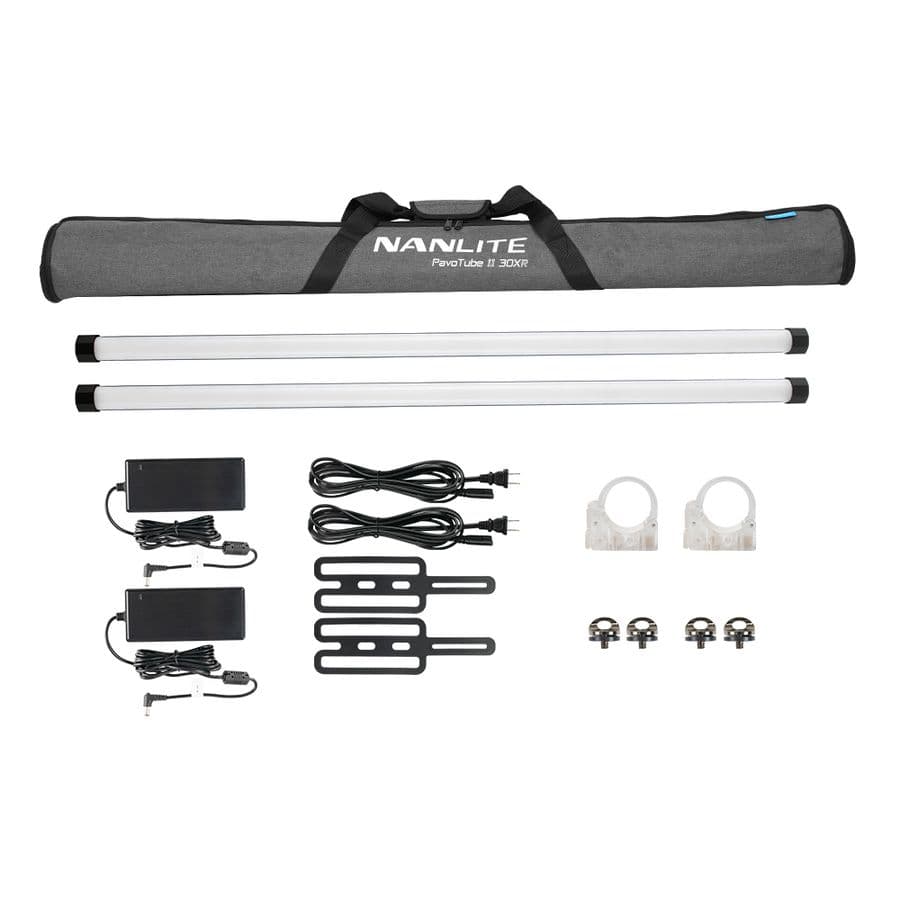 Комплект Nanlite PavoTube II 30XR RGBWW KIT2 две светодиодные осветительные трубки с аксессуарами
